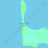 Peron Island North topographic map, elevation, terrain