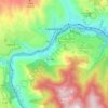 Alaverdi topographic map, elevation, terrain