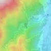 Empangan Air Itam topographic map, elevation, terrain