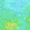 De Hoge Vuursche topographic map, elevation, terrain
