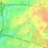 Mirdif topographic map, elevation, terrain