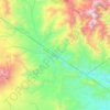 Border Southern Highlands - Western Highlands topographic map, elevation, terrain
