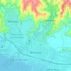 Maracay topographic map, elevation, terrain