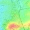 Parc Jean Moulin topographic map, elevation, terrain