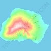 Marion Island topographic map, elevation, terrain