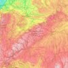 Swabian Jura topographic map, elevation, terrain
