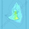 St Helena Island National Park topographic map, elevation, terrain