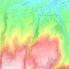Myli Gorge topographic map, elevation, terrain
