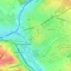 Place de la Bastille topographic map, elevation, terrain