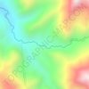 Quebrada Las Monjas topographic map, elevation, terrain