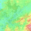 Rio Paraitinga topographic map, elevation, terrain