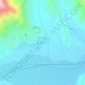 Sotomayor topographic map, elevation, terrain