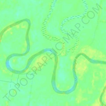 Kohlhagens Beach topographic map, elevation, terrain