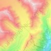 Aletsch Glacier topographic map, elevation, terrain