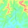 Chum Creek topographic map, elevation, terrain