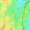 Merric Circle topographic map, elevation, terrain