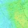 Mohammadpur topographic map, elevation, terrain