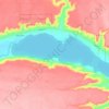 Round Lake topographic map, elevation, terrain