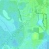 Kissimmee topographic map, elevation, terrain