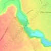 дамба на старом пруду topographic map, elevation, terrain