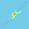 High Island topographic map, elevation, terrain
