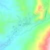 Baraya topographic map, elevation, terrain