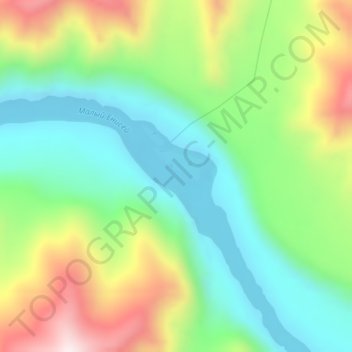 Kleiner Jenissei topographic map, elevation, terrain