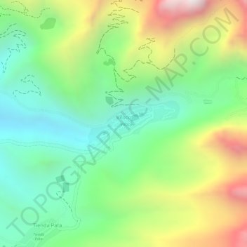 Viloco topographic map, elevation, terrain