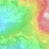 Lago Riane topographic map, elevation, terrain