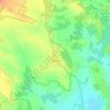 Gualda topographic map, elevation, terrain
