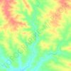 Rio Ipanema topographic map, elevation, terrain