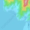 青海湖 topographic map, elevation, terrain