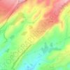 Bardzrashen topographic map, elevation, terrain