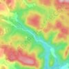 Carlton River topographic map, elevation, terrain