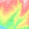 Hujirtay River topographic map, elevation, terrain