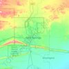 Todd River topographic map, elevation, terrain