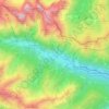 Pflerschtal topographic map, elevation, terrain