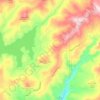 Little Grass Valley topographic map, elevation, terrain