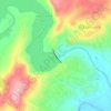 Hazelmere Dam topographic map, elevation, terrain