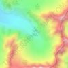 Glacier de Leschaux topographic map, elevation, terrain