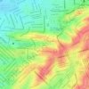 Infonavit Cañadas topographic map, elevation, terrain