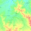Pinjar topographic map, elevation, terrain
