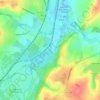Sheffield and South Yokshire Navigation topographic map, elevation, terrain