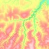 Rio Corda topographic map, elevation, terrain