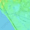 Edithvale wetlands topographic map, elevation, terrain