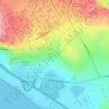D topographic map, elevation, terrain