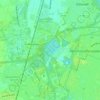 Lac Achard topographic map, elevation, terrain