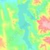 Каргалинское водохранилище topographic map, elevation, terrain