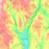 Torrington topographic map, elevation, terrain