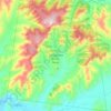 Горхи-Тэрэлж topographic map, elevation, terrain